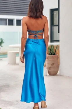 Star In The Night Crop Top Blue