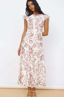 Star of Destiny Maxi Dress White