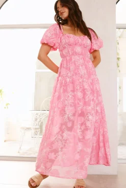 Step By Step Maxi Dress Pink