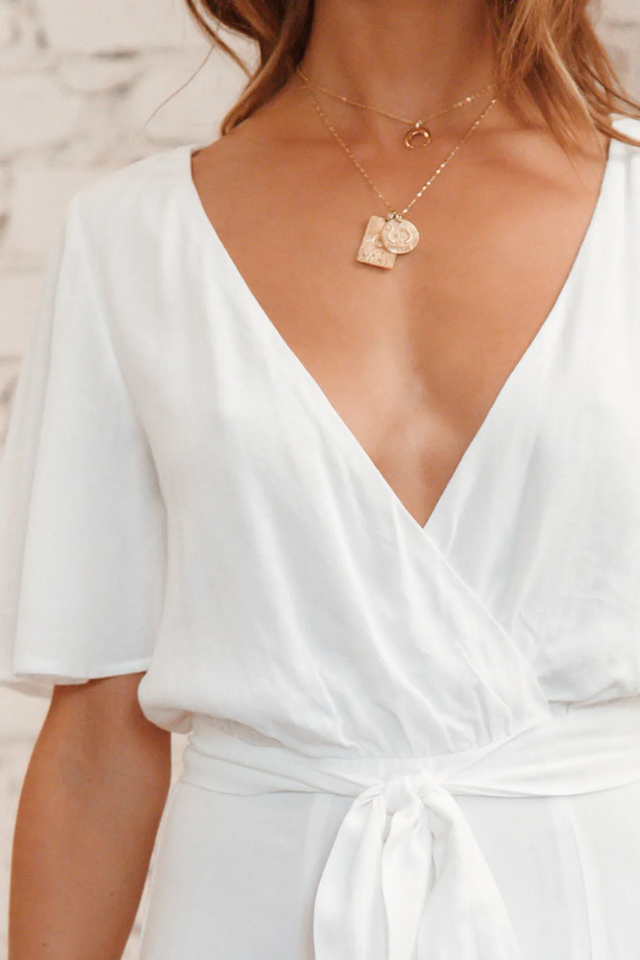 Still Water Maxi Dress White