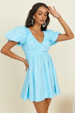 Stolen Heart Dress Blue
