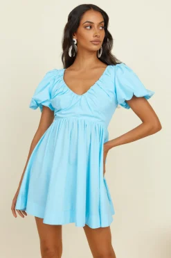 Stolen Heart Dress Blue