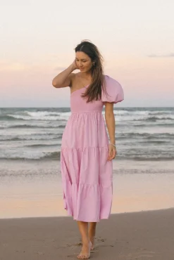 Strawberry Daiquiri Maxi Dress Pink