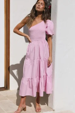 Strawberry Daiquiri Maxi Dress Pink