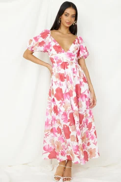 Sugar Rush Midi Dress Pink