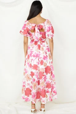 Sugar Rush Midi Dress Pink