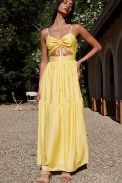 Summer Disposition Maxi Dress Yellow