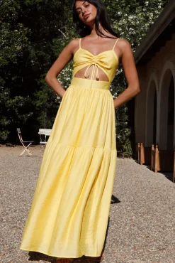 Summer Disposition Maxi Dress Yellow
