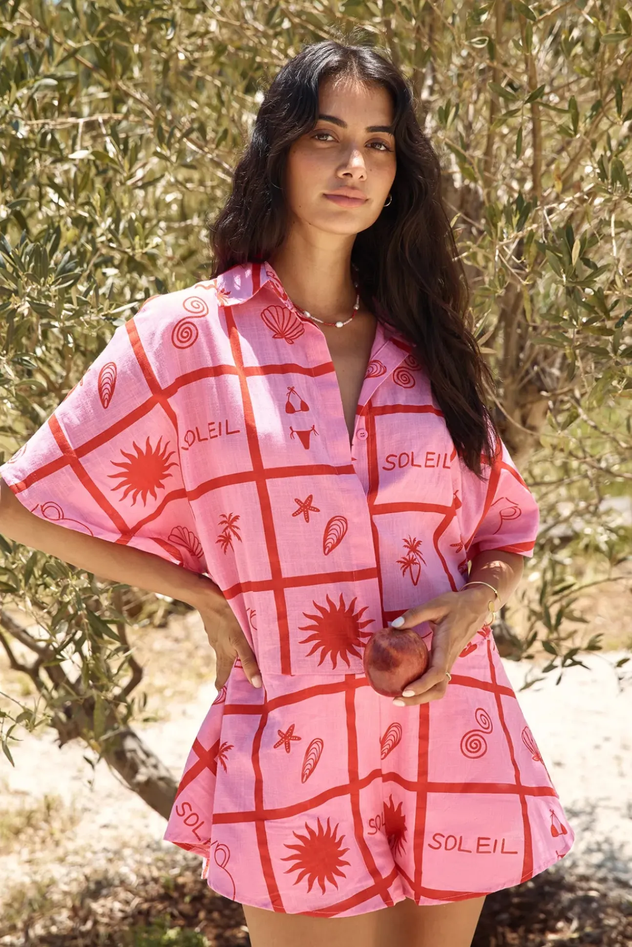 Summer Essentials Romper Pink