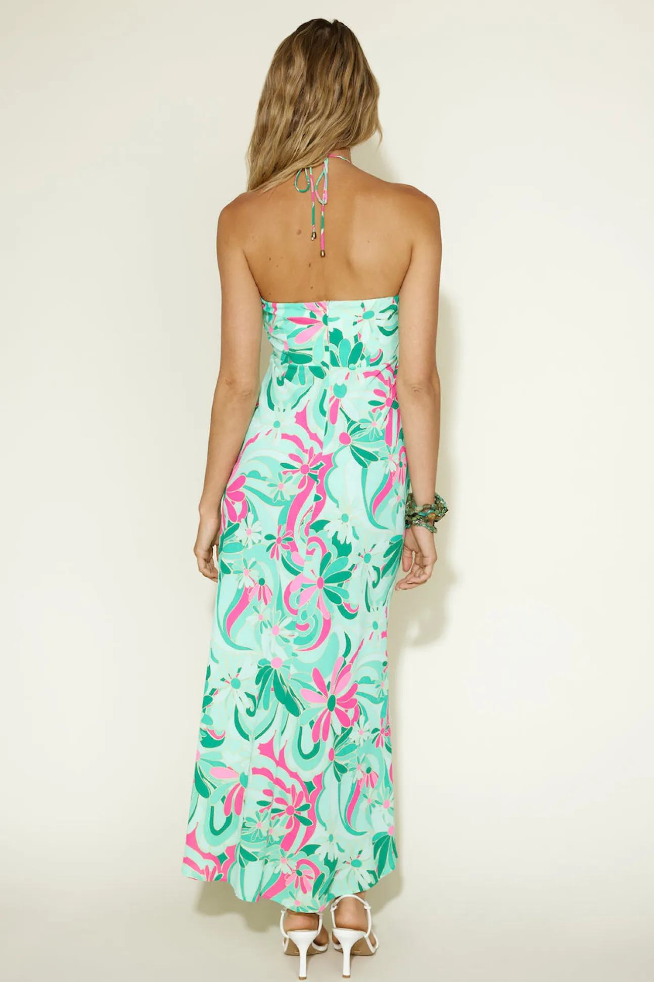 Summer Getaway Maxi Dress Green