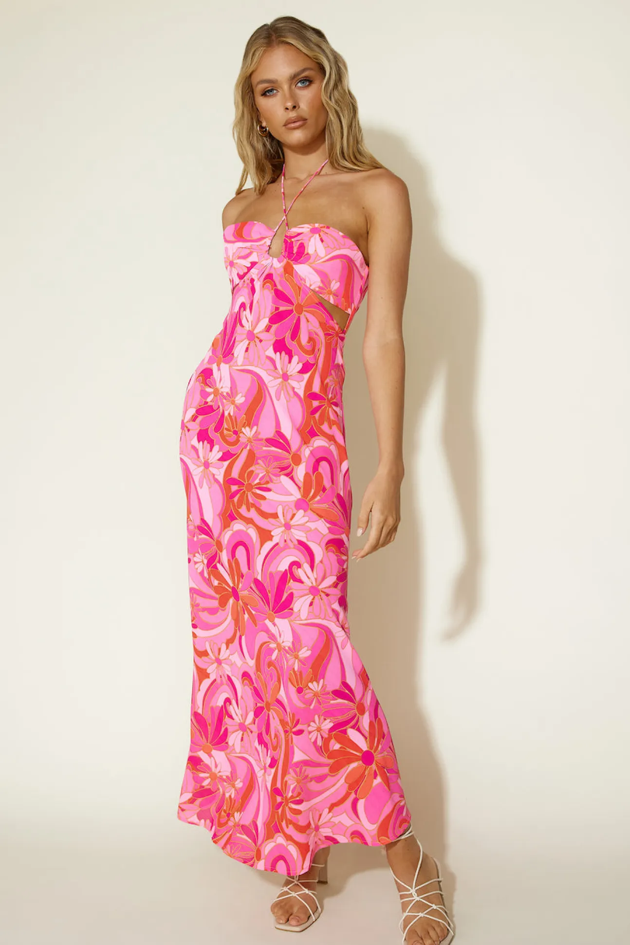 Summer Getaway Maxi Dress Pink