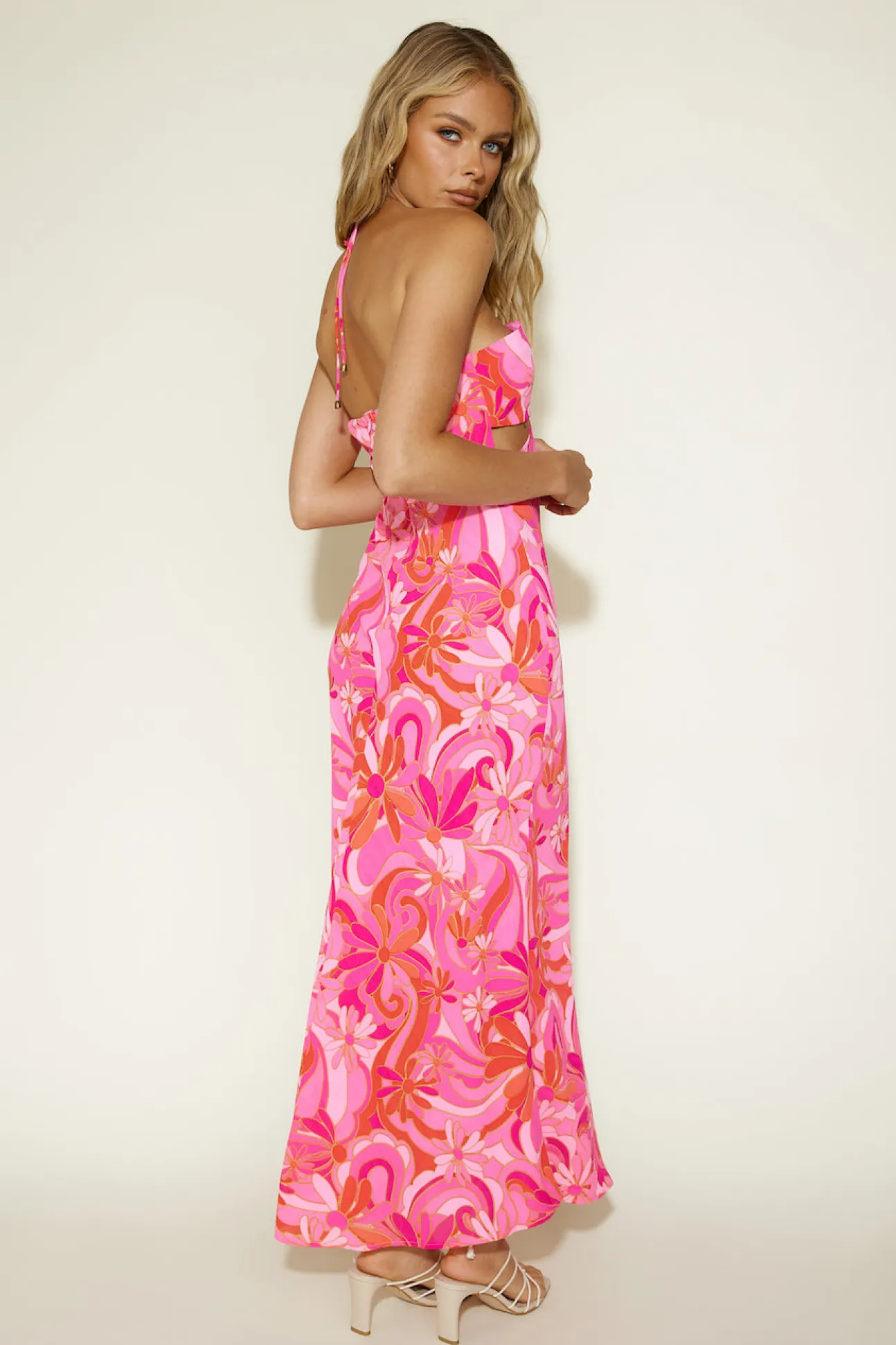 Summer Getaway Maxi Dress Pink