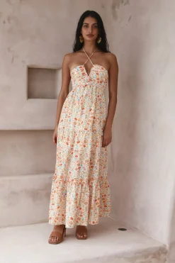 Summer in Paradise Maxi Dress orange