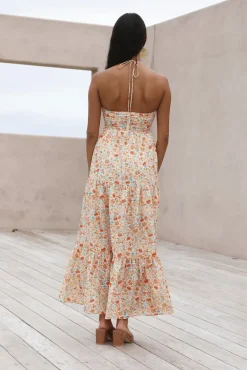 Summer in Paradise Maxi Dress orange