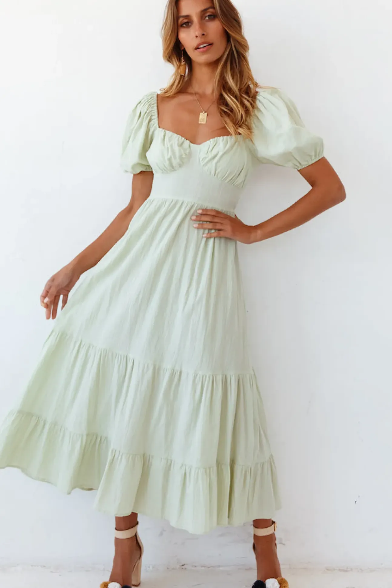 Summer Road-trip Maxi Dress Sage