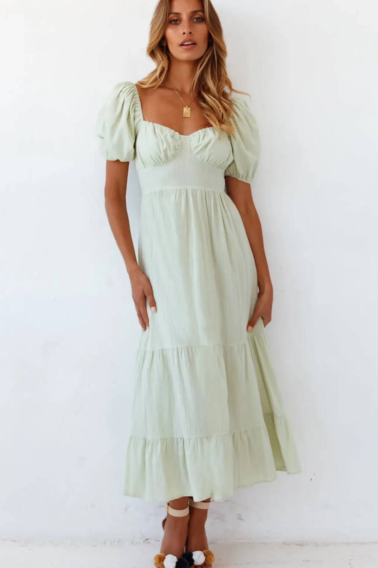 Summer Road-trip Maxi Dress Sage