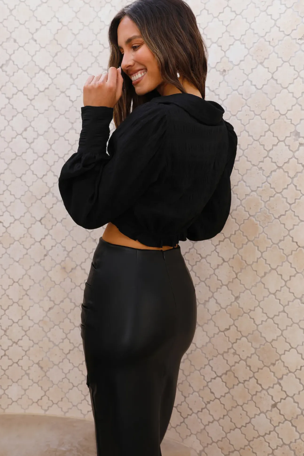 Summer Rush Top Black