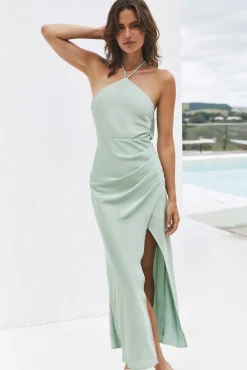 Summer's Embrace Midi Dress Sage