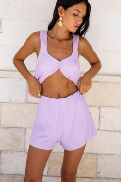 Summer Spell Short Purple
