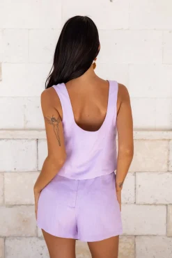 Summer Spell Short Purple