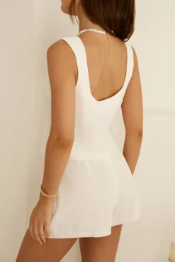 Summer Spell Shorts White
