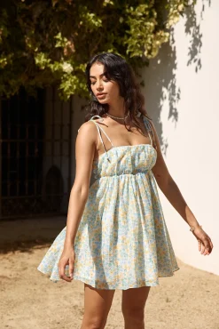 Summer Sunrise Mini Dress Multi