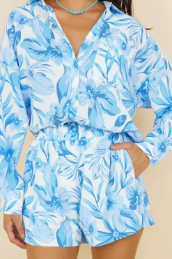Summer Sweethearts Shorts Blue