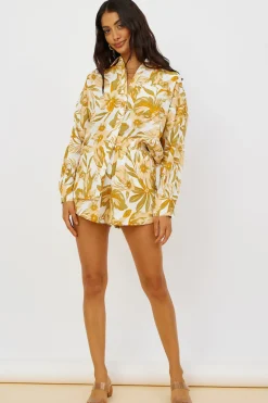 Summer Sweethearts Shorts Yellow