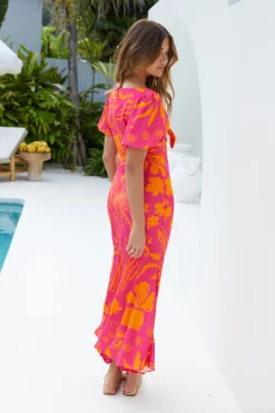 Summer Time Loving Midi Dress Pink