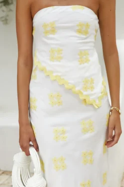 Sunbeam Desire Strapless Top Yellow