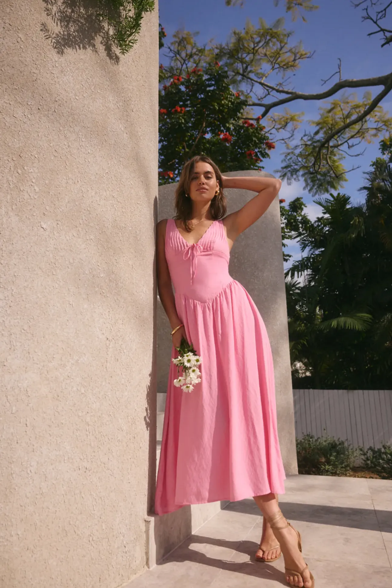 Sunday Brunch Maxi Dress Pink