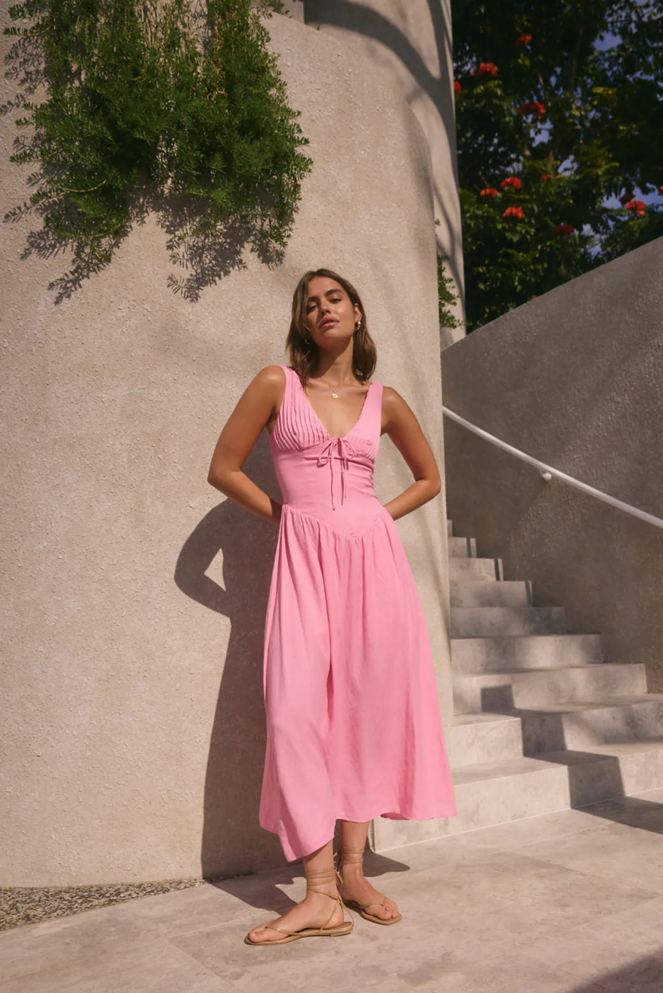 Sunday Brunch Maxi Dress Pink