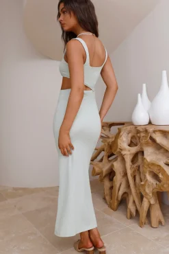 Sunday Smiles Maxi Dress Green