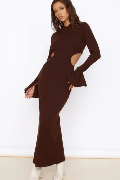 Sun-kissed Feeling Maxi Dress Brown