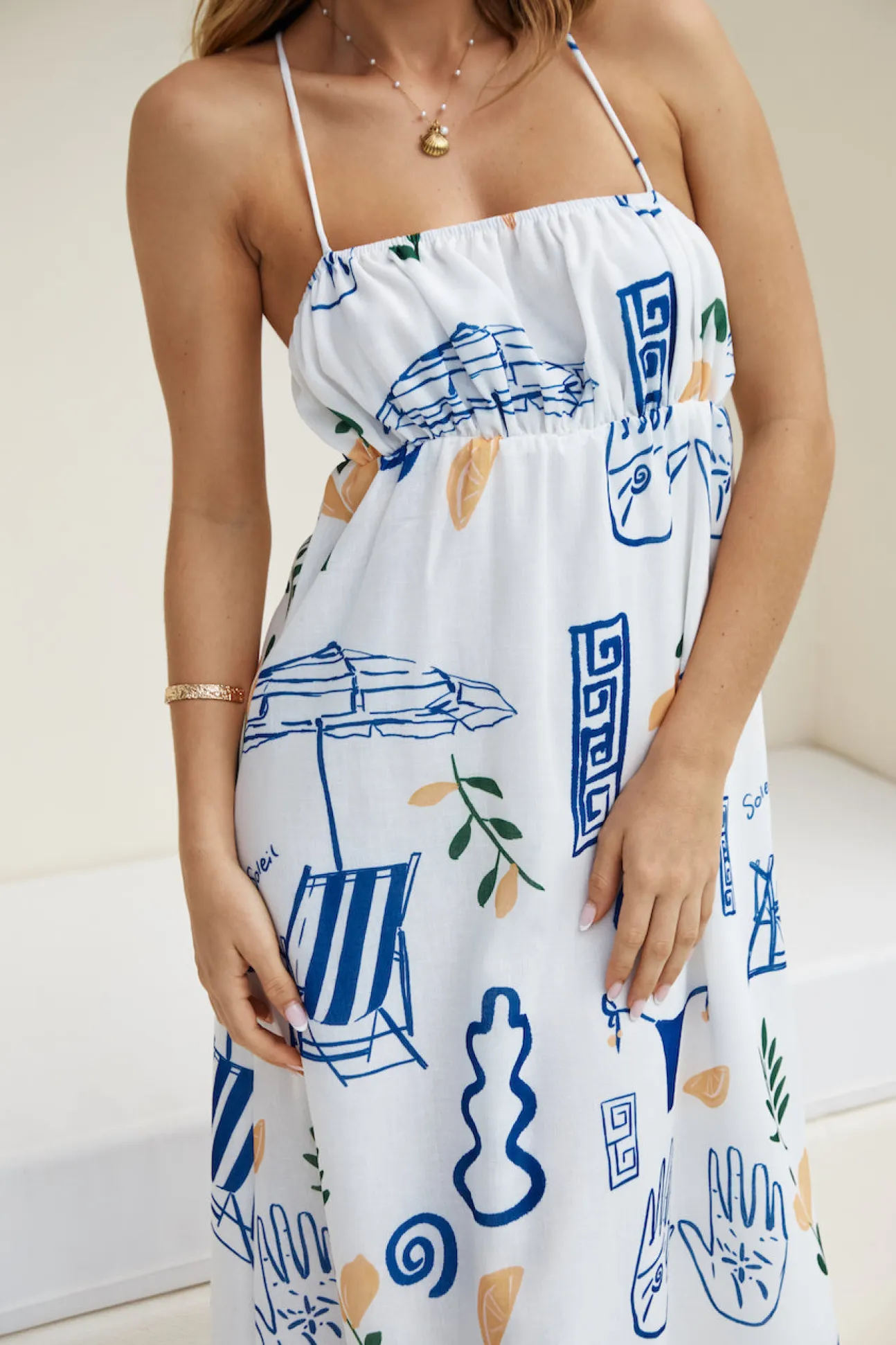 Sunkissed Sites Maxi Dress Blue