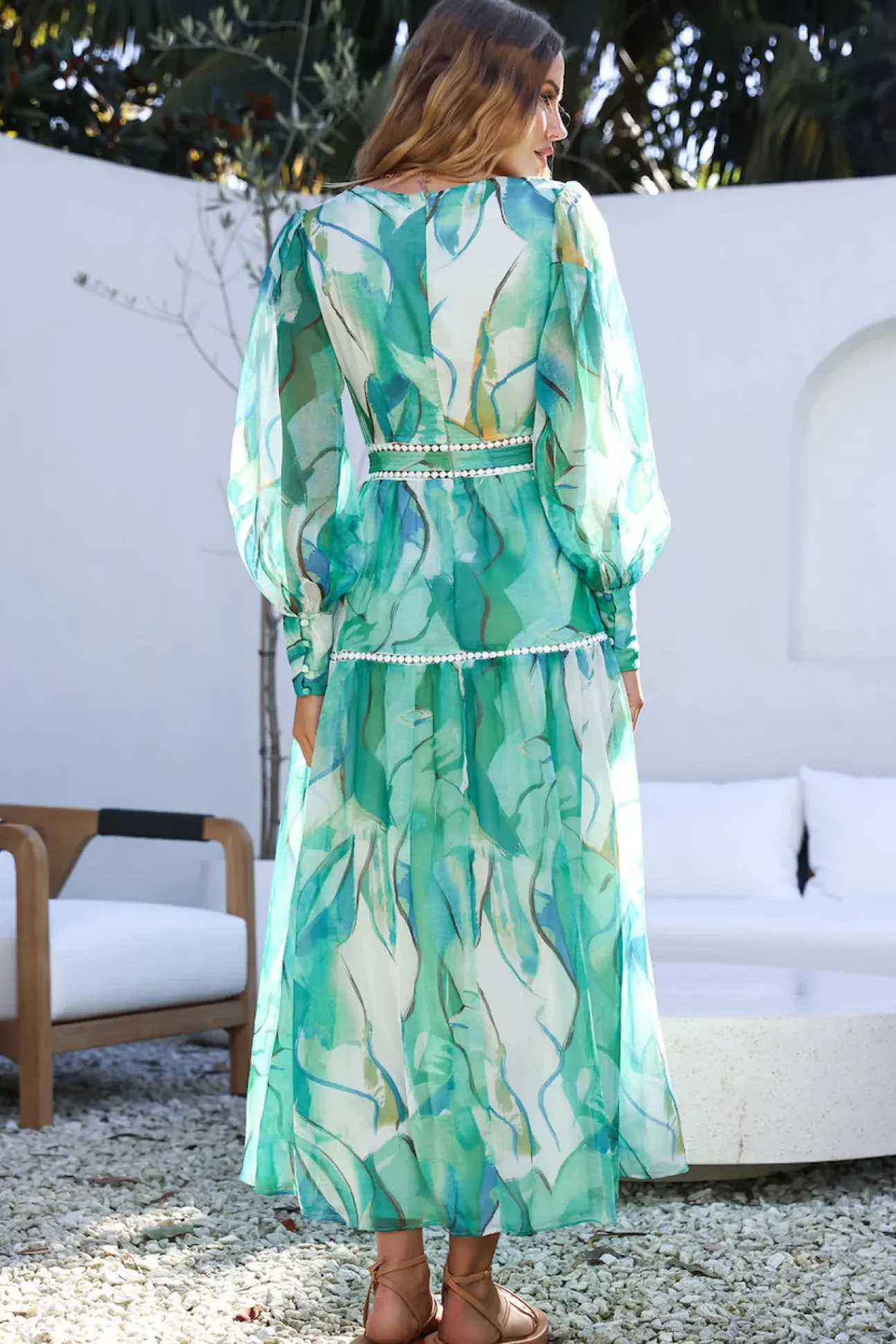 Sunny and Bright Maxi Dress Green