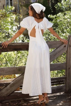 Sunny Attire Maxi Dress White