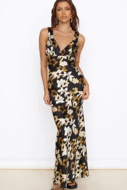 Sunny Days Ahead Maxi Dress Black