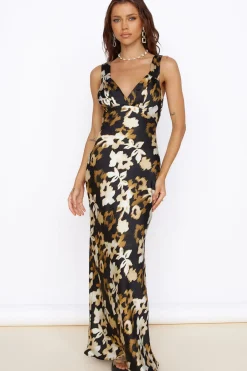 Sunny Days Ahead Maxi Dress Black
