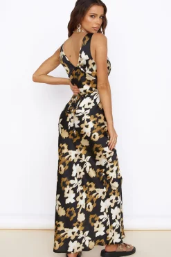 Sunny Days Ahead Maxi Dress Black