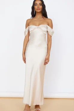 Sunny Reflections Maxi Dress Champagne