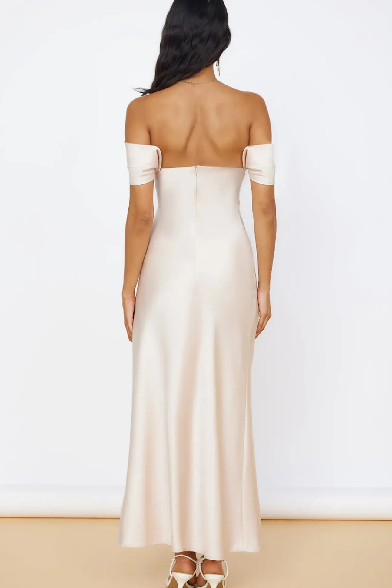 Sunny Reflections Maxi Dress Champagne
