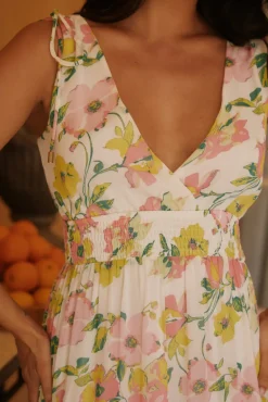 Sunny Splendour Maxi Dress Pink
