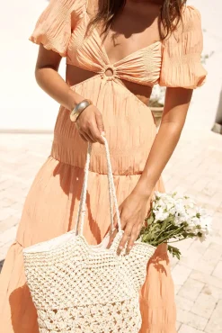 Sun Of The Sky Maxi Dress Orange