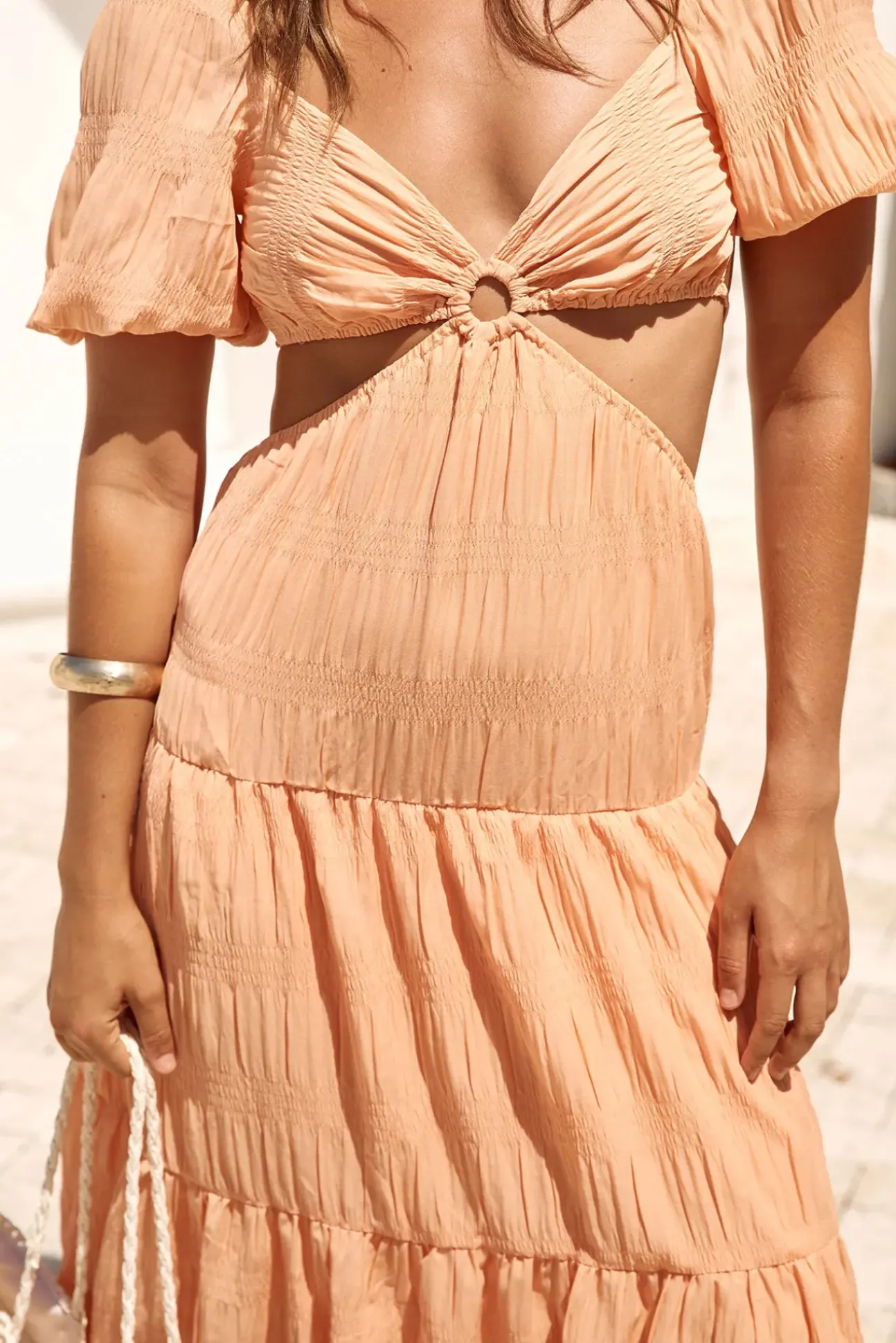 Sun Of The Sky Maxi Dress Orange