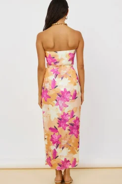 Sun On My Shoulder Maxi Skirt Floral