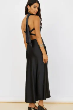 Sunset and Vine Maxi Skirt Black