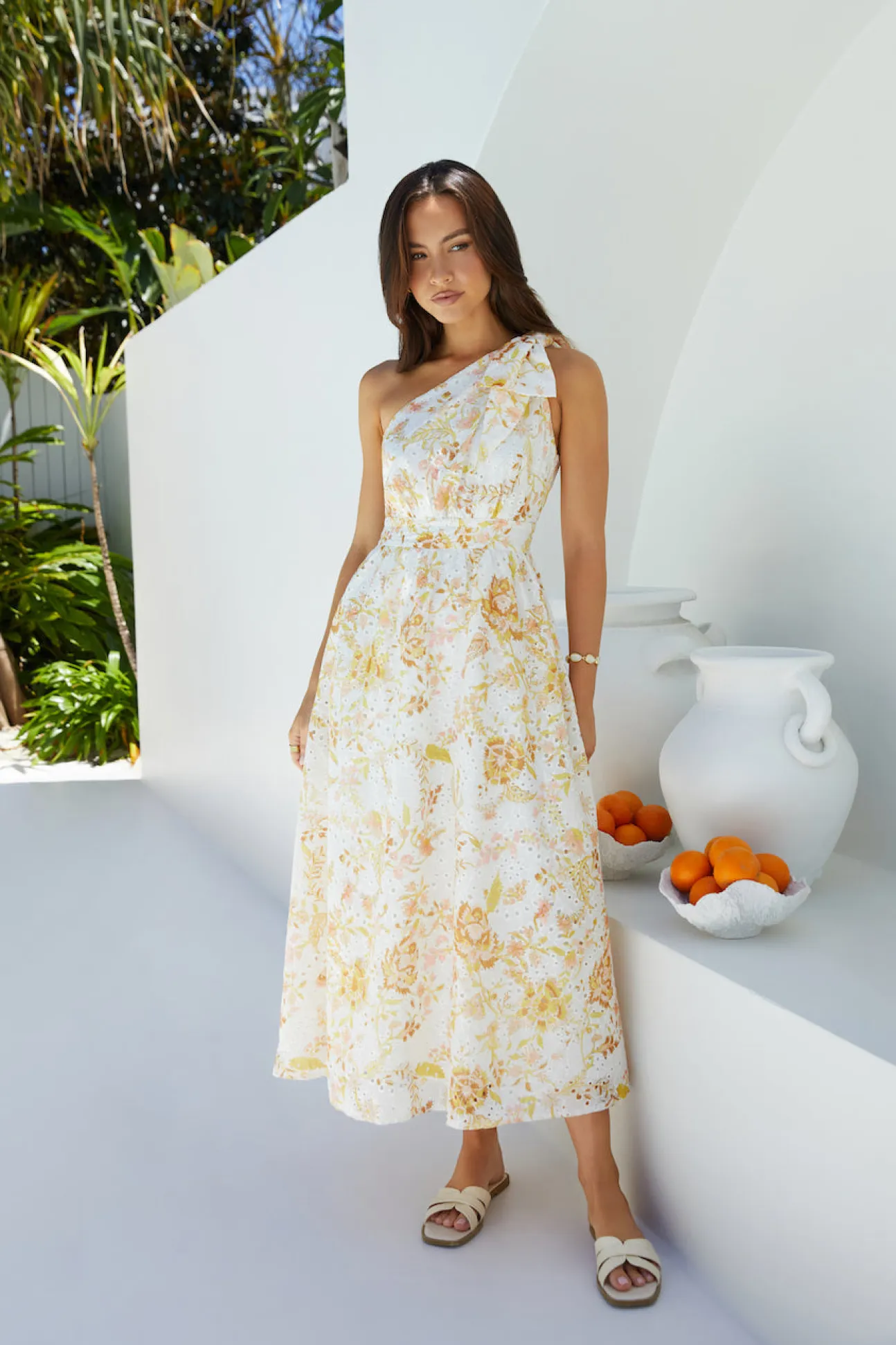 Sunset Serenade Floral Maxi Dress