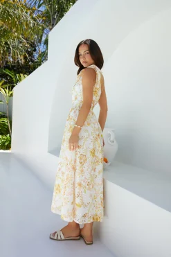 Sunset Serenade Floral Maxi Dress