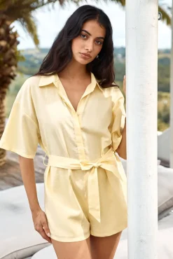 Sunshine Escape Romper Yellow